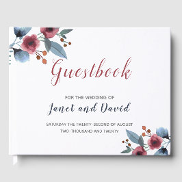 Weddenschappen, Roos, geel en blauwe Waterverf Gastenboek