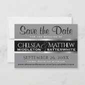 Weddenschappen Save the Date Grey and Silver (Voorkant)