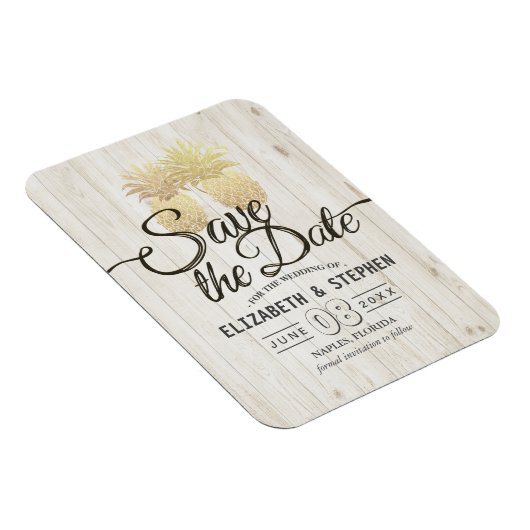 Weddenschappen sparen de datum gouden ananassen Ru Magneet (Rechterzijde)