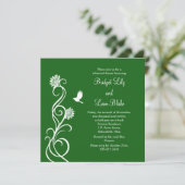 Weddenschappen Succulents Rehearsal Dinner Kaart (Staand voorkant)