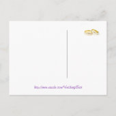 Weddenschappen Uitnodiging Briefkaart (Achterkant)