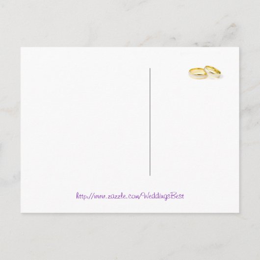 Weddenschappen Uitnodiging Briefkaart (Achterkant)