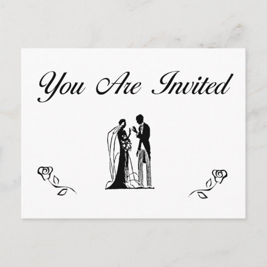 Weddenschappen Uitnodiging Briefkaart (Voorkant)