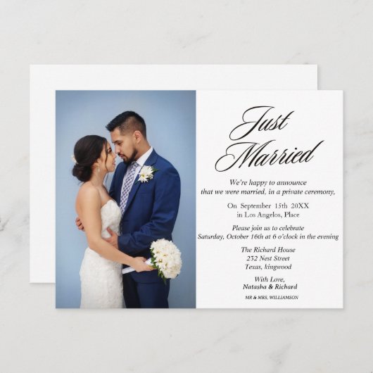 Weddenschappen-uitnodiging Uitnodiging Briefkaart (Voorkant / Achterkant)