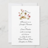 Weddenschappen Uitnodigingen in het wild gepelde b (Achterkant)