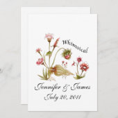 Weddenschappen Uitnodigingen in het wild gepelde b (Voorkant / Achterkant)