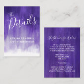 Weddenschappen UV-kaart Informatiekaartje (Voorkant / Achterkant)