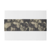 Weddenschappen van Black Gold Uitnodigingen Wikkel (Achterkant Voorbeeld)