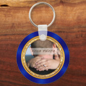 Weddenschappen voor gasten, dubbelzijdige FOTO Sleutelhanger (Achterkant)