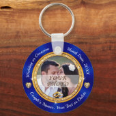Weddenschappen voor gasten, dubbelzijdige FOTO Sleutelhanger (Voorkant)