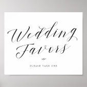 Weddenschappen voor legante kalligrafie poster (Voorkant)