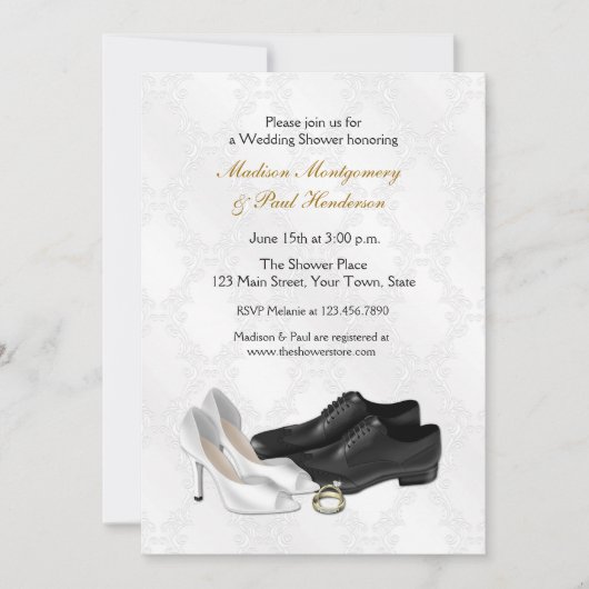 Weddenschappen, Vrijgezellenfeest met paar Kaart (Voorkant)