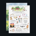 Weddenschappen Weekend Ashton Hills Itinerary Uitn Uitnodiging Briefkaart<br><div class="desc">Plaats de toon voor een epische bruiloft met een douanegendringkaart van het weekend. Deze trouwuitnodiging is een geweldige manier om je gasten aanvullende informatie te geven over de bruiloft. De kaarten van de gebeurtenis kunnen van de festiviteiten een lijst maken rond uw trouwweekend, zoals welkome cocktails, na-partijen, en ochtend na...</div>