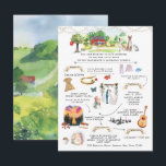 Weddenschappen Weekend Ashton Hills Itinerary Uitn Uitnodiging Briefkaart<br><div class="desc">Plaats de toon voor een epische bruiloft met een douanegendringkaart van het weekend. Deze trouwuitnodiging is een geweldige manier om je gasten aanvullende informatie te geven over de bruiloft. De kaarten van de gebeurtenis kunnen van de festiviteiten een lijst maken rond uw trouwweekend, zoals welkome cocktails, na-partijen, en ochtend na...</div>