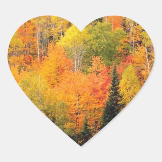 Weddenschappen Woensdag najaar huwelijkszegels Hart Sticker (Voorkant)