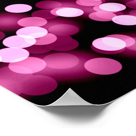 Weddenschappen Zitenkaart Roze Hollywood Glam Poster (Hoek)