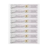 Weddenschapsadres Etiket Zonnebloem Hout Lichten (Vel)