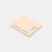 Weddenschapsbridale thema post-it® notes (Schuin)