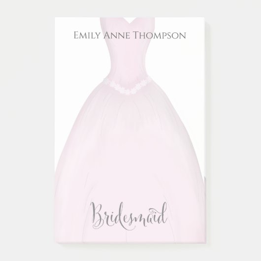 Weddenschapsbruidjes met een  dress post-it® notes (Voorkant)