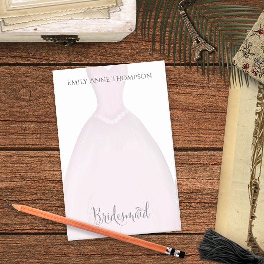 Weddenschapsbruidjes met een  dress post-it® notes