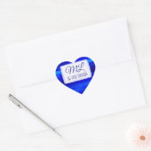 Weddenschapsdatum Bride en Groom Heart Stickers (Envelop)