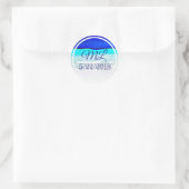 Weddenschapsdatum Bride en Groom Stickers (Tas)