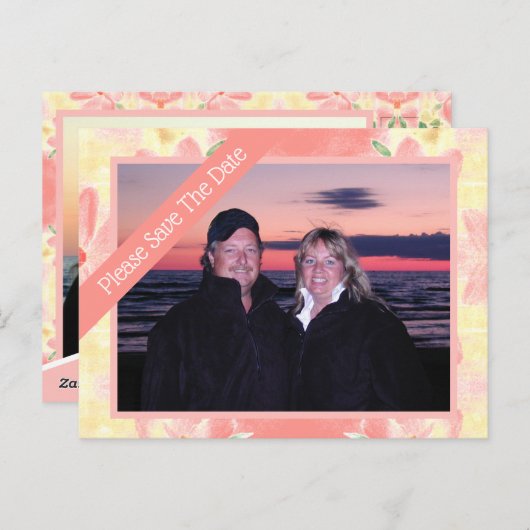 Weddenschapsdatum Briefkaart (Voorkant / Achterkant)