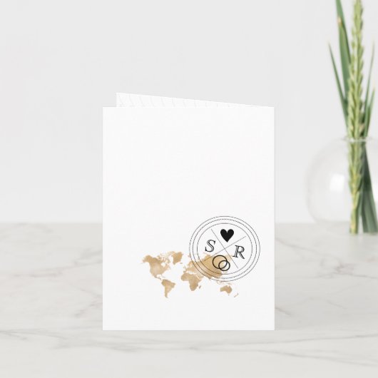 Weddenschapsdier Wereldkaart Goud (Achterkant)