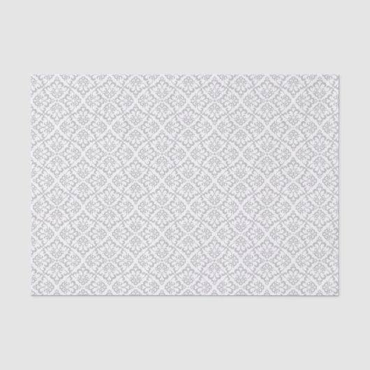 Weddenschapsdocument - Wit en lichtgrijs Tissuepapier (Voorkant)