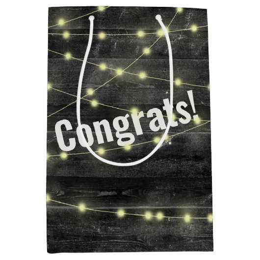 Weddenschapsduur op hout medium cadeauzakje (Voorkant)