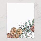 Weddenschapsfotosessie Floral Pricing List Flyer (Achterkant)