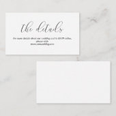 Weddenschapsgegevens Website - Sluitingskaart Informatiekaartje (Voorkant / Achterkant)