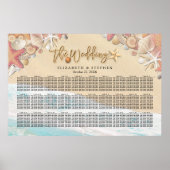 Weddenschapskaarster Summer Sandy Beach Starfish Poster (Voorkant)