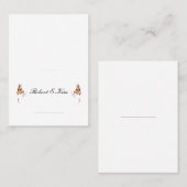 Weddenschapskaart 2 1/2 x 3 1/2 plaatskaartje (Voorkant / Achterkant)
