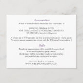 Weddenschapskaart | Borstel Letterlijk lavender Informatiekaartje (Achterkant)