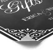 Weddenschapskaart en cadeautabel poster (Hoek)