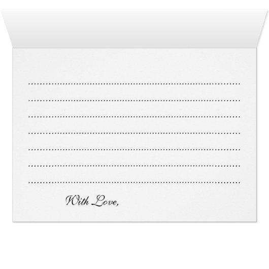 Weddenschapskaart Faux Gold Foil Glitter Lights (Binenzijde Horizontaal (Onderkant))