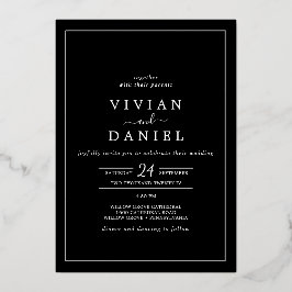 Weddenschapskaart Folie Uitnodiging