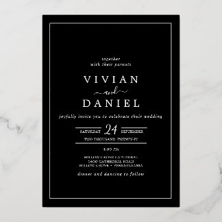 Weddenschapskaart Folie Uitnodiging