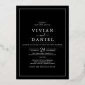 Weddenschapskaart Folie Uitnodiging (Voorkant)