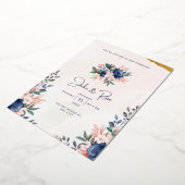 Weddenschapskaart Folie Uitnodiging (Gedraaid)