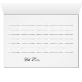 Weddenschapskaart Gold Mousserende lichten (Binenzijde Horizontaal (Onderkant))