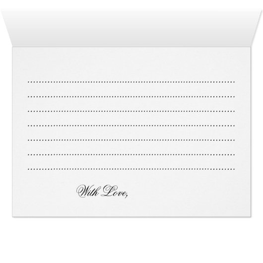 Weddenschapskaart Gold Mousserende lichten (Binenzijde Horizontaal (Onderkant))