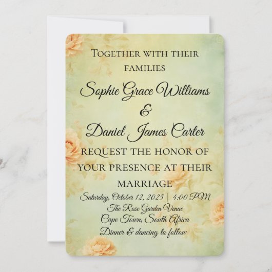 Weddenschapskaart Kaart (Voorkant)