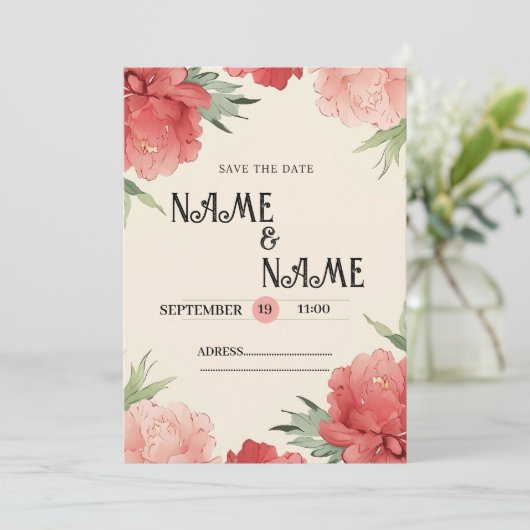 Weddenschapskaart Kaart (Staand voorkant)