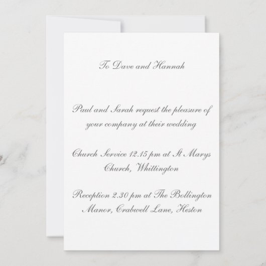 Weddenschapskaart Kaart (Achterkant)