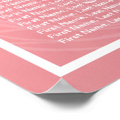 Weddenschapskaart Modern Gold Pineapple Couple Poster (Hoek)