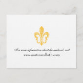 Weddenschapskaart | New Orleans | Goud Informatiekaartje (Achterkant)