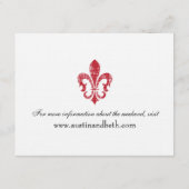 Weddenschapskaart | New Orleans | Rood Informatiekaartje (Achterkant)