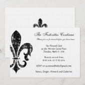 Weddenschapskaart | New Orleans | Zwart Kaart (Voorkant / Achterkant)